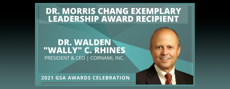 Dr. Walden “Wally” C. Rhines Tapped to Receive Global Semiconductor Alliance’s Highest Honor: Dr. Morris Chang Exemplary Leadership Award